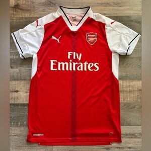 Puma Arsenal Red and White Soccer Jersey size large